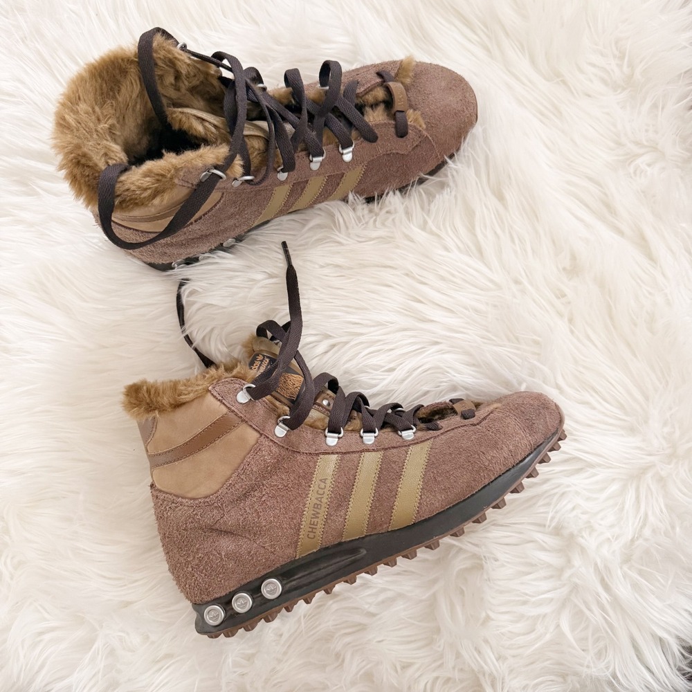 Adidas Star Wars Chewbacca Trainers Sneakers Shoes Size Men's‎ 8 Brown